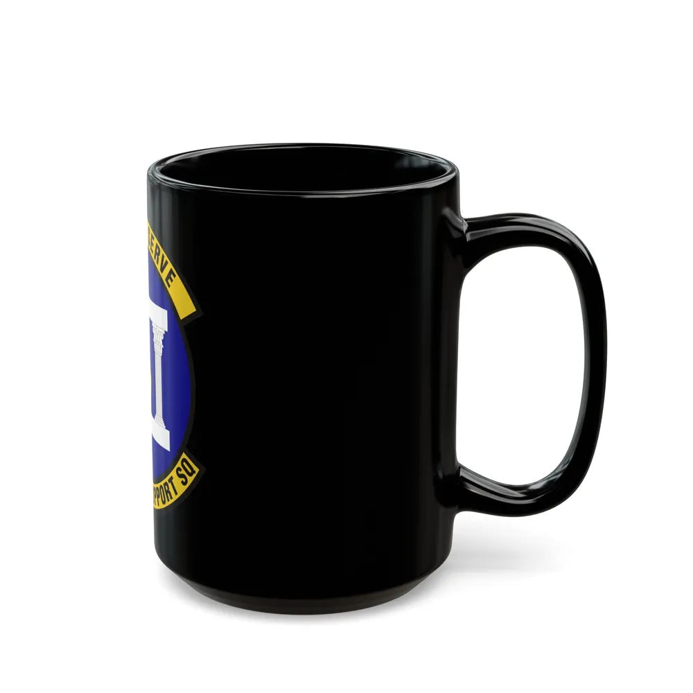 673d Force Support Squadron (U.S. Air Force) Black Coffee Mug-Go Mug Yourself