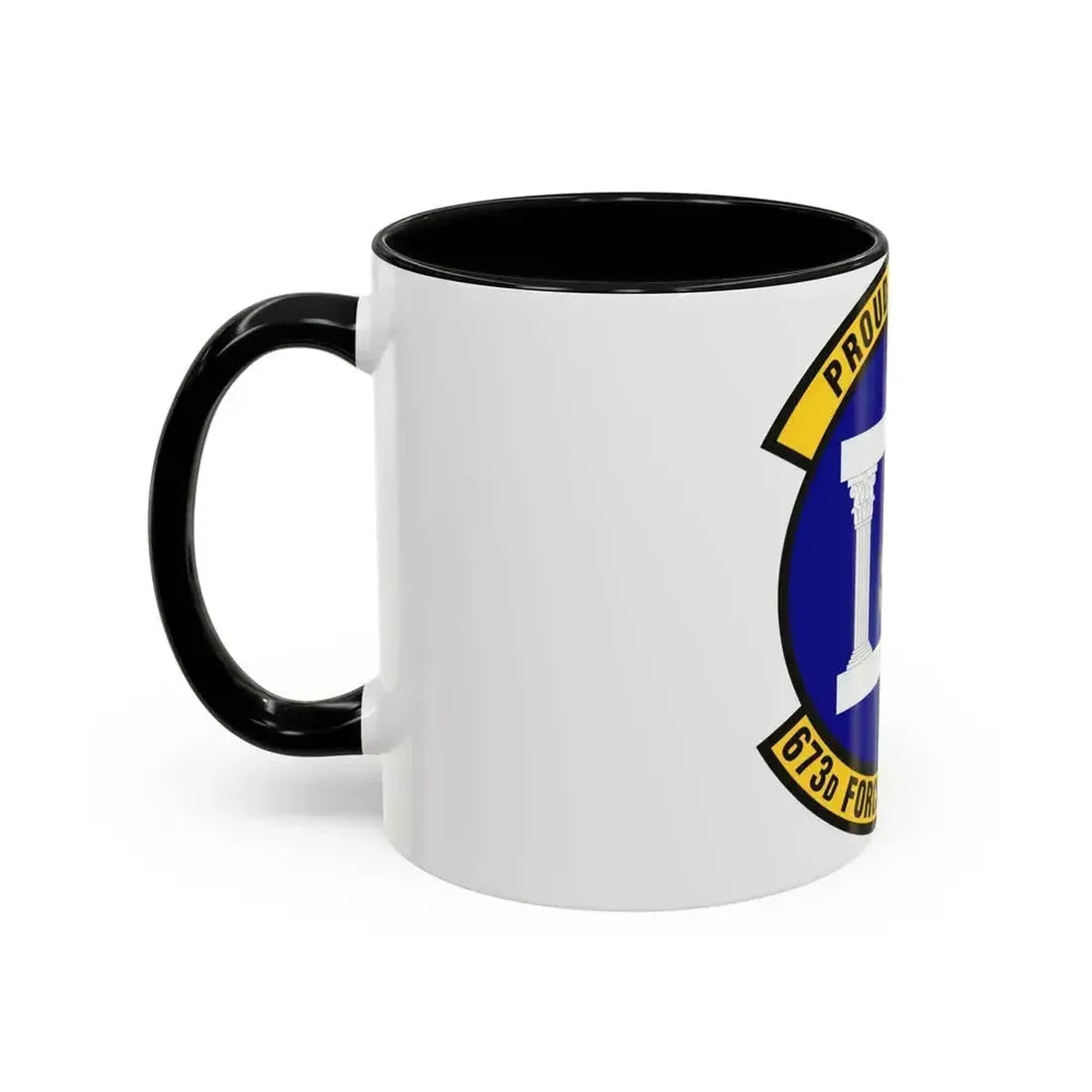 673d Force Support Squadron (U.S. Air Force) Accent Coffee Mug - Go Mug Yourself
