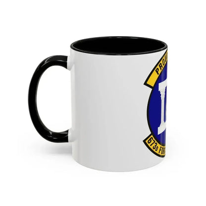 673d Force Support Squadron (U.S. Air Force) Accent Coffee Mug - Go Mug Yourself