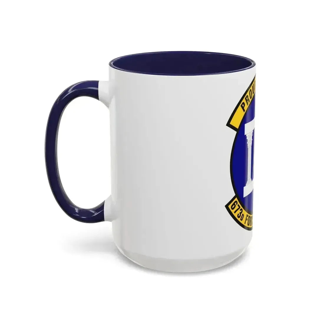 673d Force Support Squadron (U.S. Air Force) Accent Coffee Mug - Go Mug Yourself