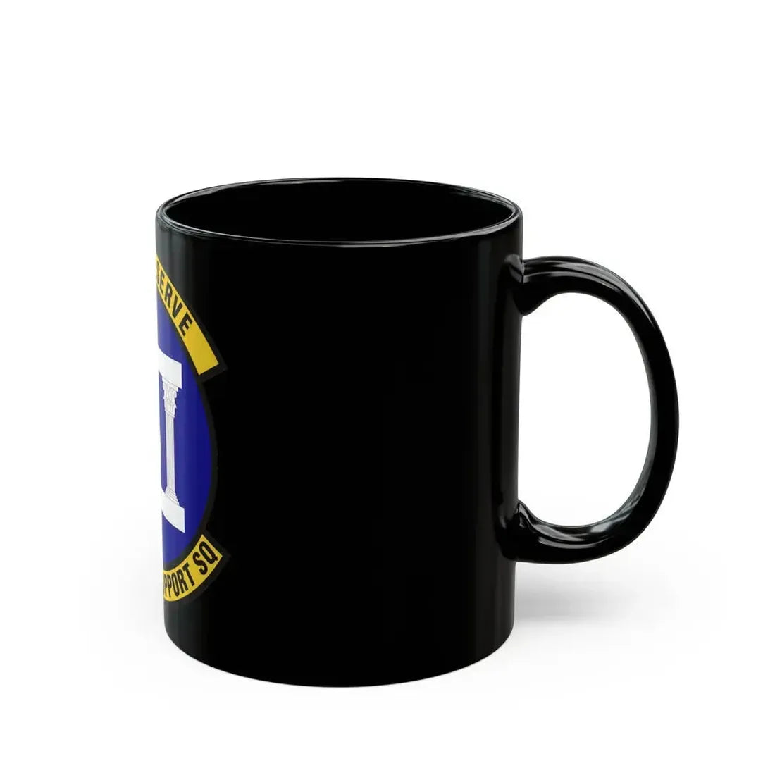 673d Force Support Squadron (U.S. Air Force) Black Coffee Mug - Go Mug Yourself