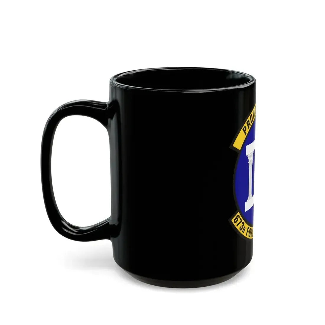 673d Force Support Squadron (U.S. Air Force) Black Coffee Mug - Go Mug Yourself