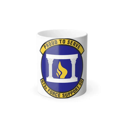 673d Force Support Squadron (U.S. Air Force) Color Changing Coffee Mug 11oz - Go Mug Yourself