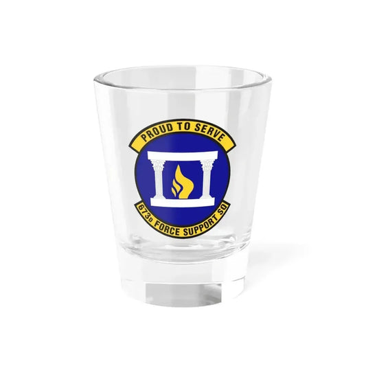 673d Force Support Squadron (U.S. Air Force) Shot Glass 1.5oz 1.5oz - Go Mug Yourself