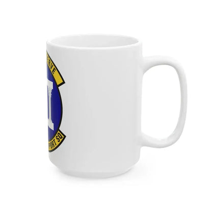 673d Force Support Squadron (U.S. Air Force) White Coffee Mug - Go Mug Yourself