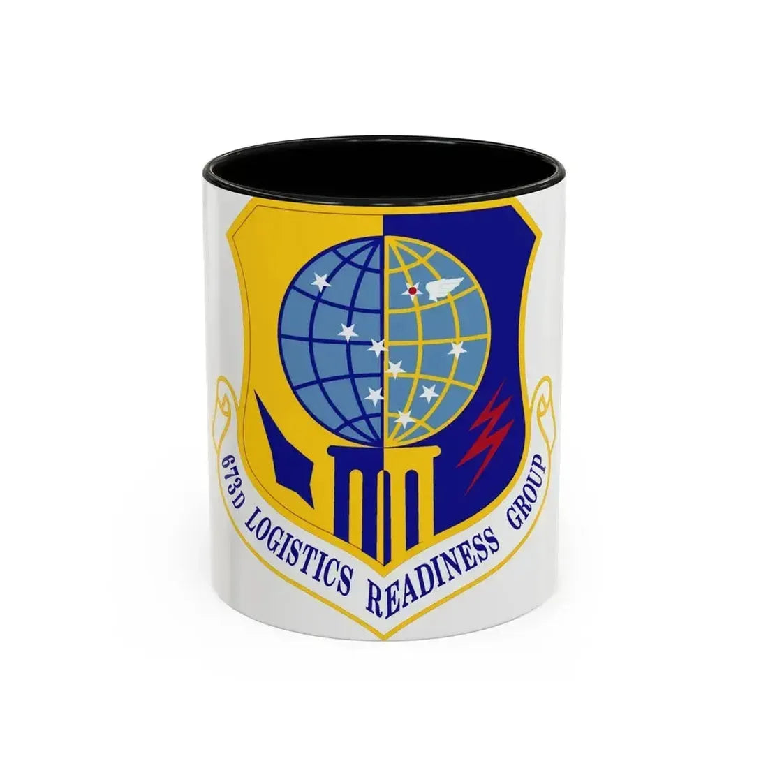 673d Logistics Readiness Group (U.S. Air Force) Accent Coffee Mug 11oz Black - Go Mug Yourself