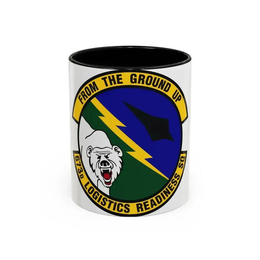 673d Logistics Readiness Squadron (U.S. Air Force) Accent Coffee Mug 11oz Black - Go Mug Yourself
