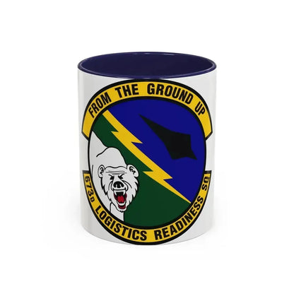 673d Logistics Readiness Squadron (U.S. Air Force) Accent Coffee Mug 11oz Navy - Go Mug Yourself