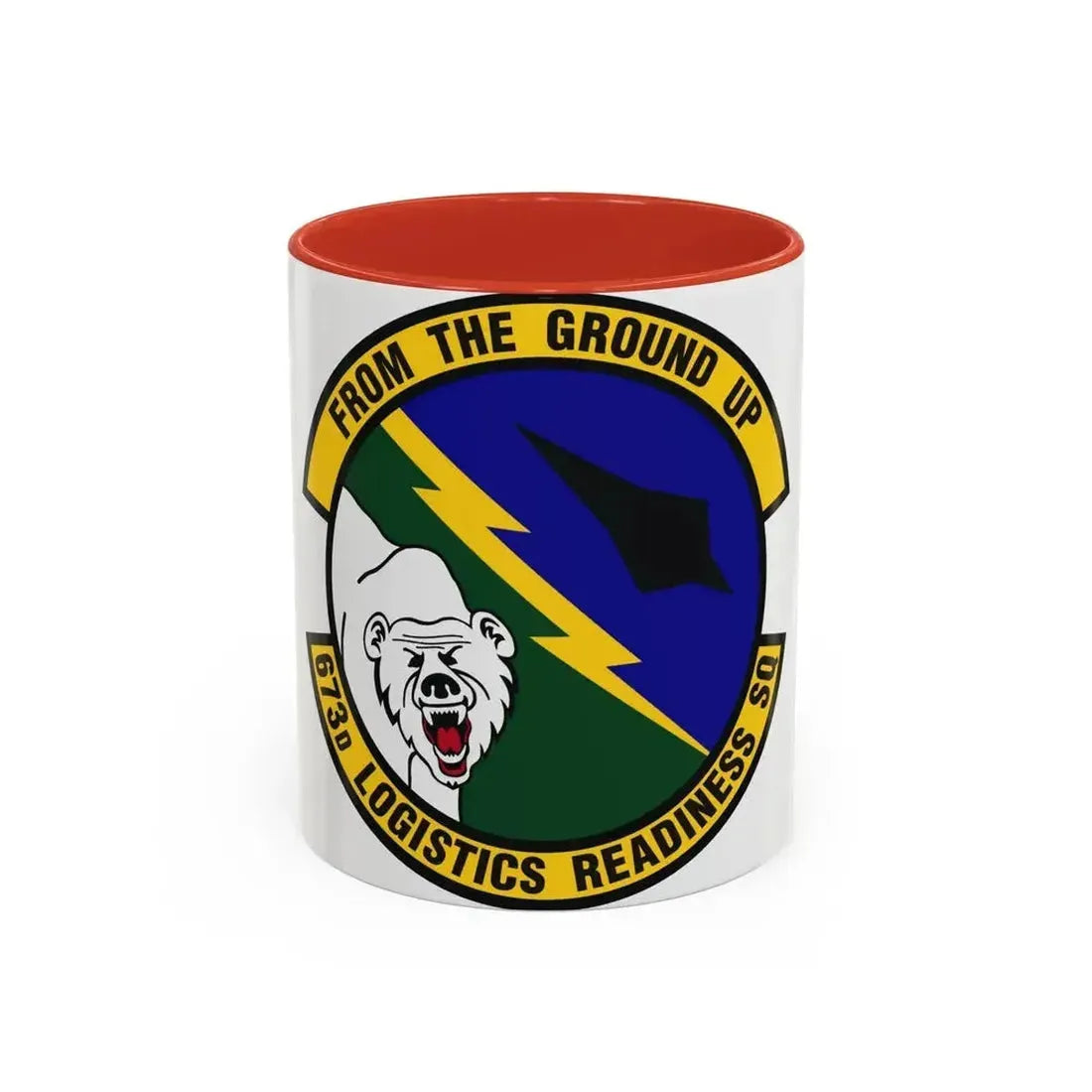 673d Logistics Readiness Squadron (U.S. Air Force) Accent Coffee Mug 11oz Red - Go Mug Yourself