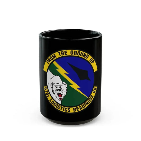 673d Logistics Readiness Squadron (U.S. Air Force) Black Coffee Mug 15oz - Go Mug Yourself