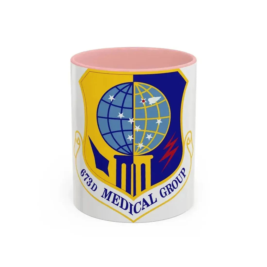 673d Medical Group (U.S. Air Force) Accent Coffee Mug 11oz Pink - Go Mug Yourself