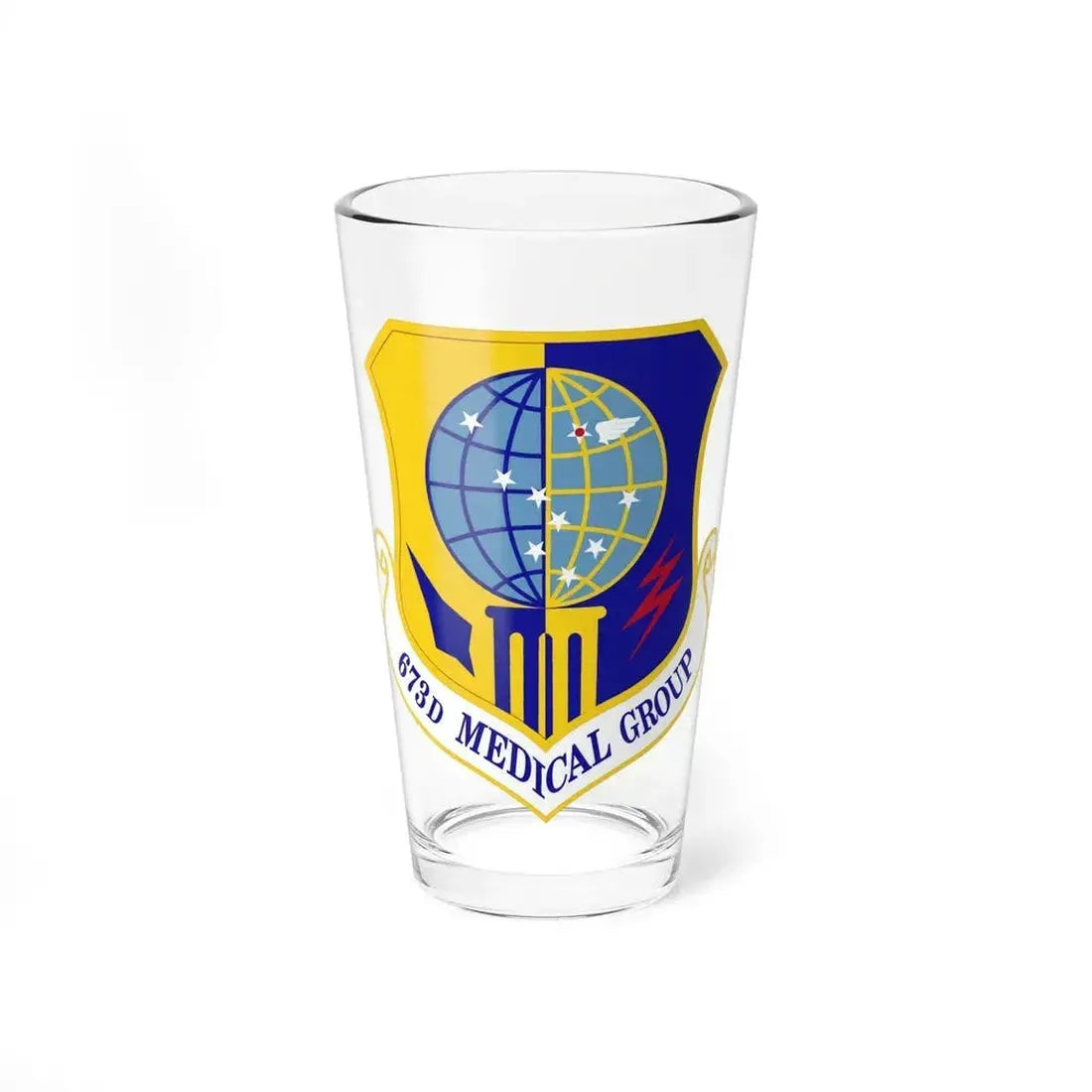 673d Medical Group (U.S. Air Force) Pint Glass 16oz 16oz - Go Mug Yourself