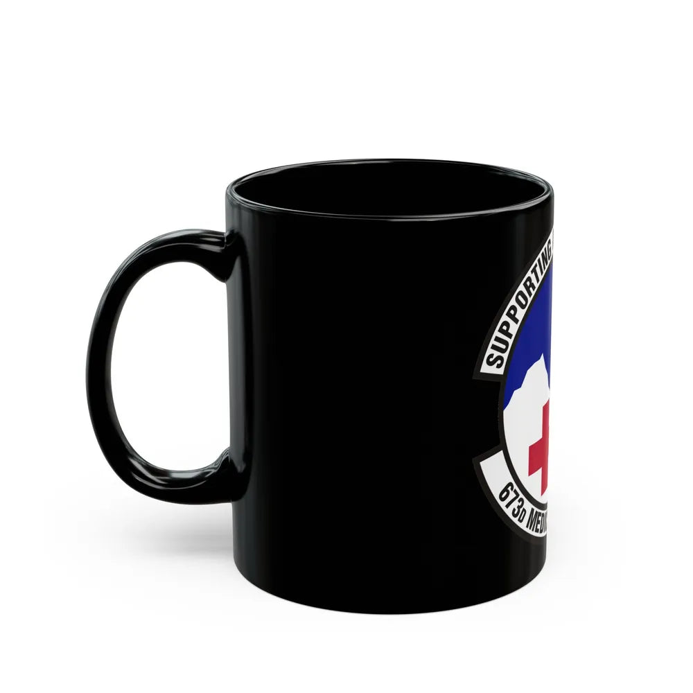 673d Medical Support Squadron (U.S. Air Force) Black Coffee Mug-Go Mug Yourself