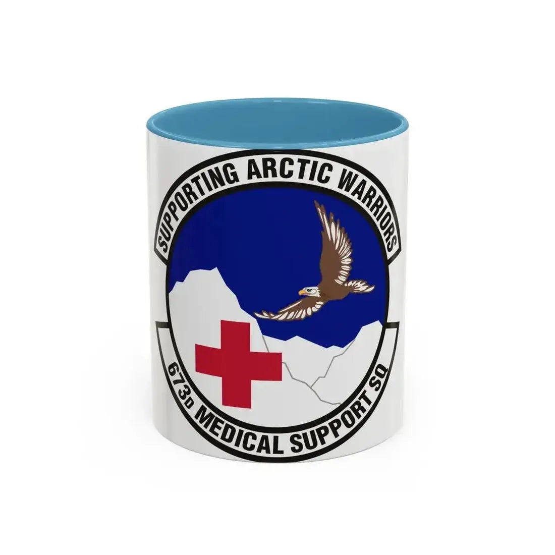 673d Medical Support Squadron (U.S. Air Force) Accent Coffee Mug 11oz Light Blue - Go Mug Yourself
