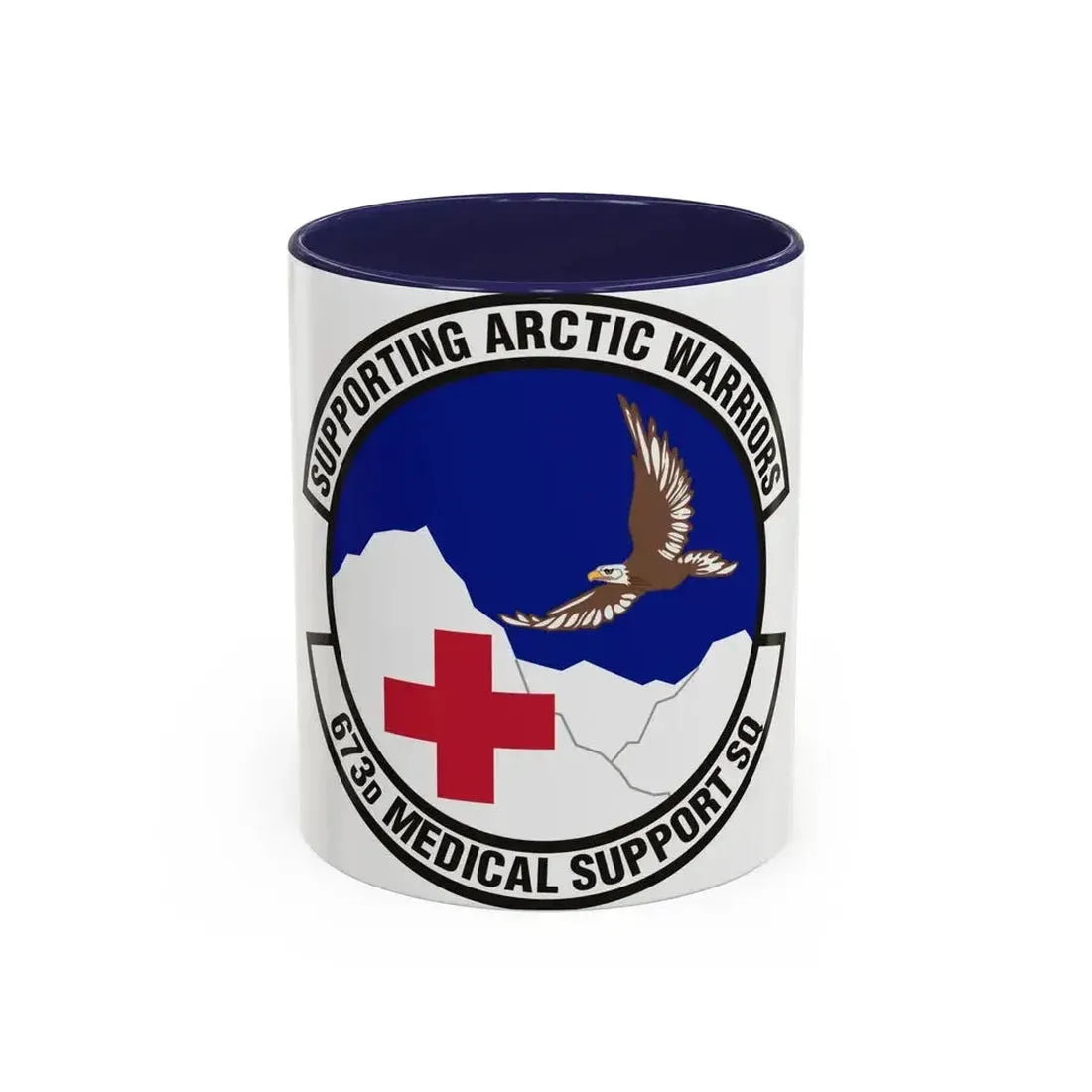 673d Medical Support Squadron (U.S. Air Force) Accent Coffee Mug 11oz Navy - Go Mug Yourself