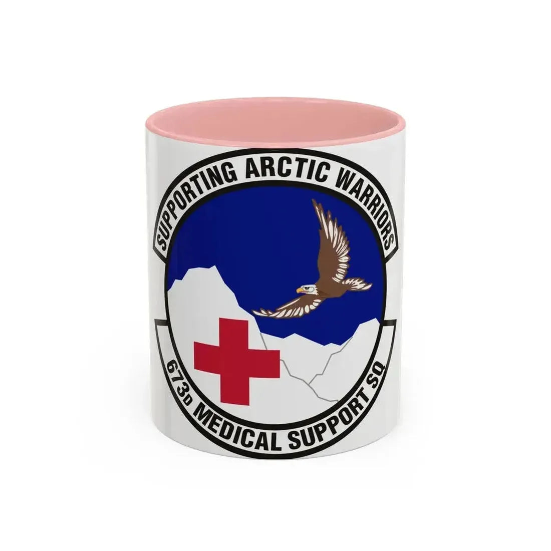 673d Medical Support Squadron (U.S. Air Force) Accent Coffee Mug 11oz Pink - Go Mug Yourself