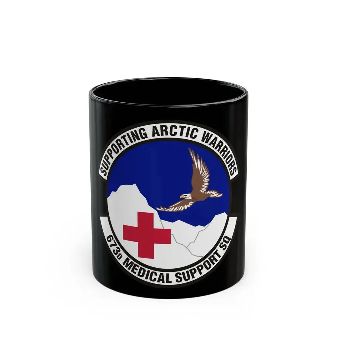 673d Medical Support Squadron (U.S. Air Force) Black Coffee Mug 11oz - Go Mug Yourself