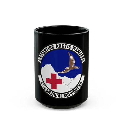 673d Medical Support Squadron (U.S. Air Force) Black Coffee Mug 15oz - Go Mug Yourself