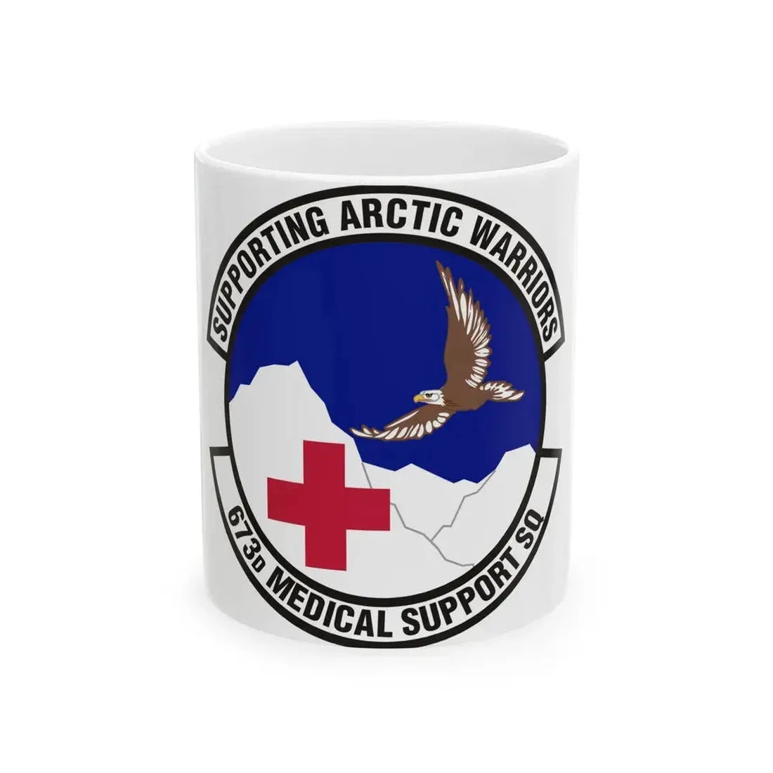 673d Medical Support Squadron (U.S. Air Force) White Coffee Mug 11oz - Go Mug Yourself