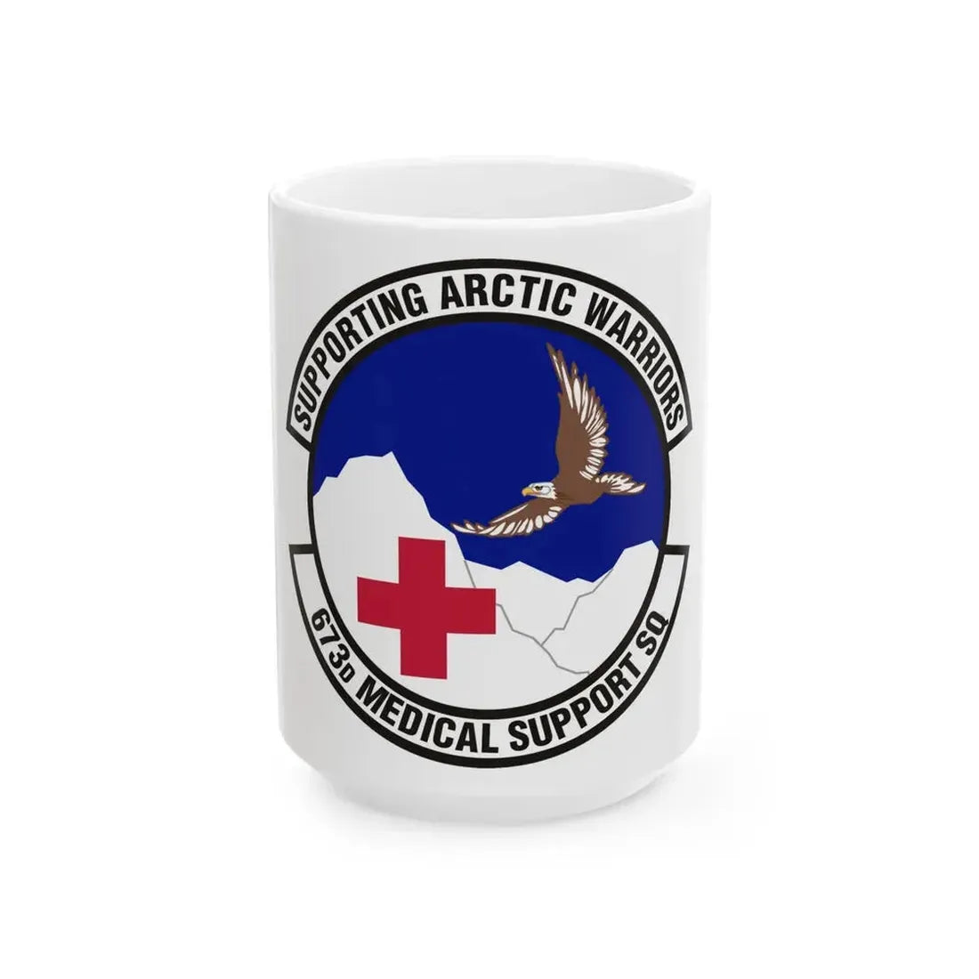 673d Medical Support Squadron (U.S. Air Force) White Coffee Mug 15oz - Go Mug Yourself