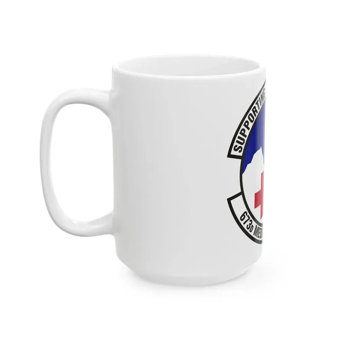673d Medical Support Squadron (U.S. Air Force) White Coffee Mug - Go Mug Yourself