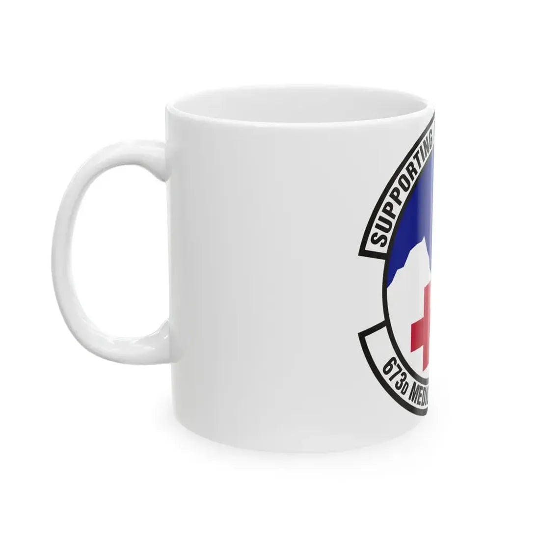 673d Medical Support Squadron (U.S. Air Force) White Coffee Mug - Go Mug Yourself