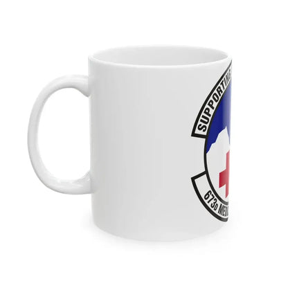 673d Medical Support Squadron (U.S. Air Force) White Coffee Mug - Go Mug Yourself