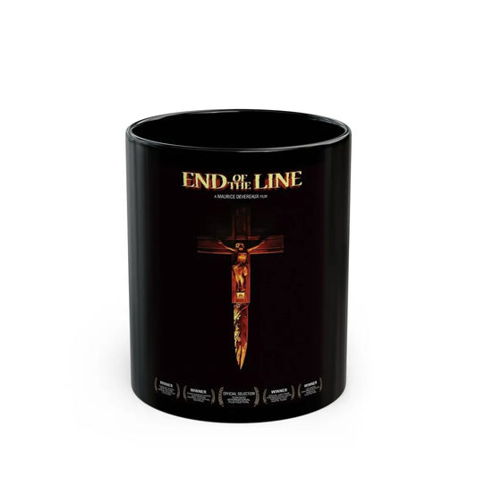 END OF THE LINE (2) 1987 Movie Poster - Black Coffee Mug-11oz-Go Mug Yourself