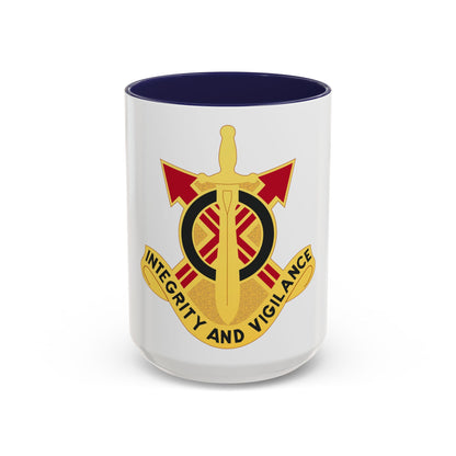 107th Artillery Group (U.S. Army) Accent Coffee Mug