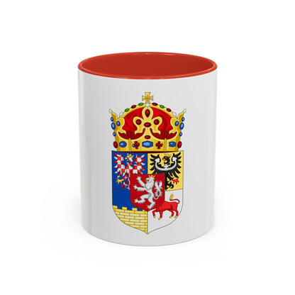 Coat of arms of Bohemian Crown - Accent Coffee Mug
