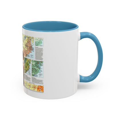 USA - Tidewater and Environs 2 (1988) (Map) Accent Coffee Mug