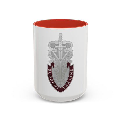 74 Medical Battalion (U.S. Army) Accent Coffee Mug