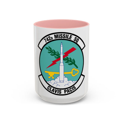 742 Missile Squadron AFGSC (U.S. Air Force) Accent Coffee Mug