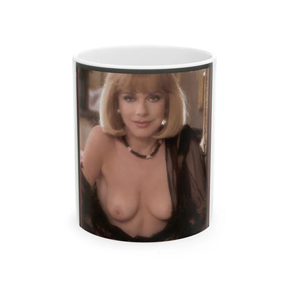 Terry Moore #400 - Unreleased Aug. '84 Playboy Photo from shoot topless in lingerie (Vintage Female Icon) White Coffee Mug-11oz-Go Mug Yourself