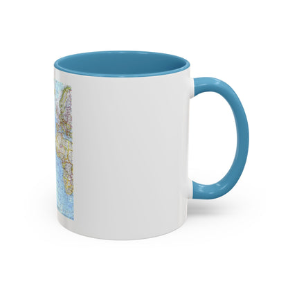 Atlantic Ocean (1968) (Map) Accent Coffee Mug
