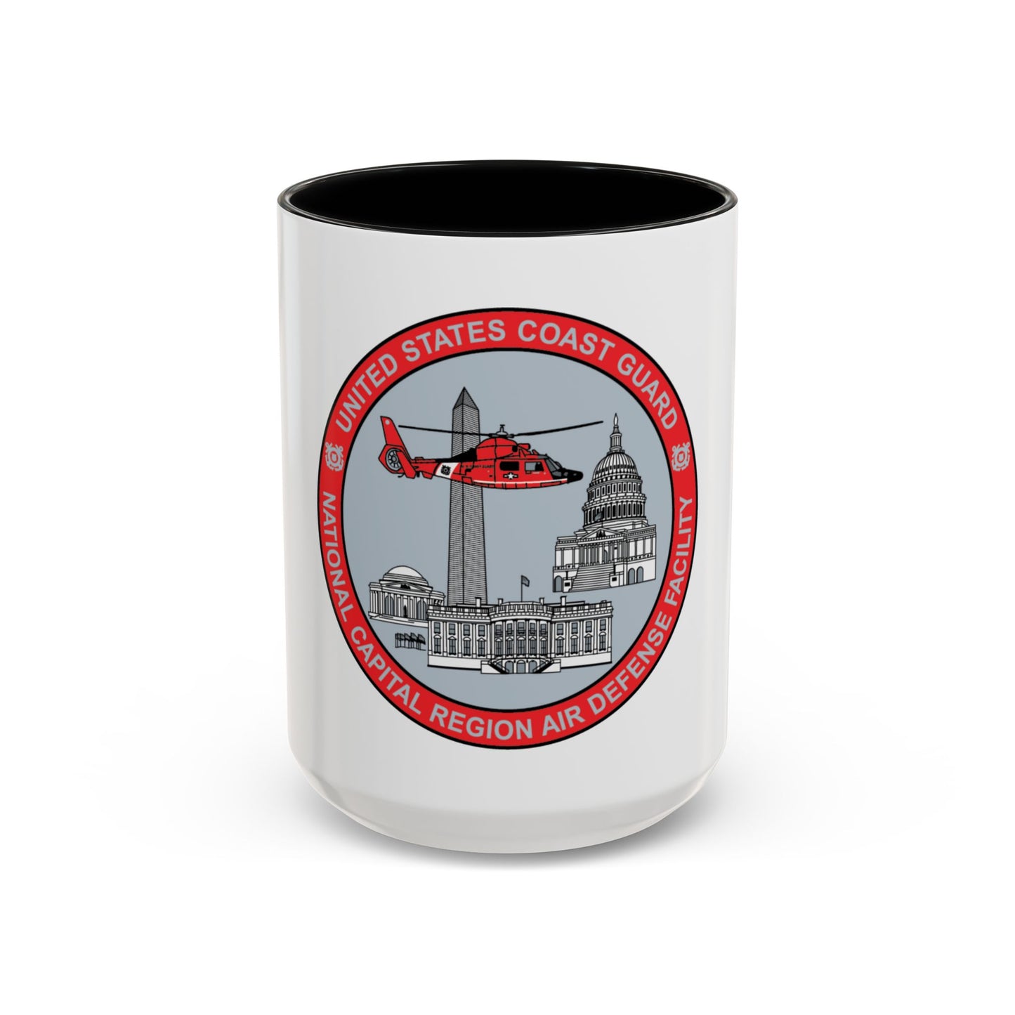 USCG NCR ADF   Nat'l Capital Reg Air Def Fac 2009 (U.S. Coast Guard) Accent Coffee Mug