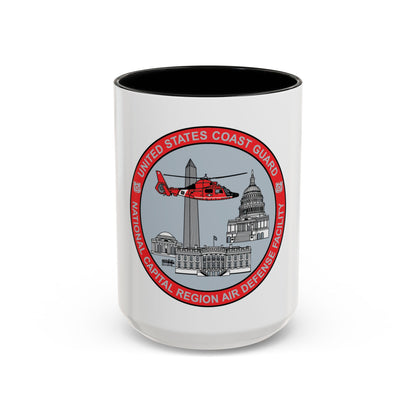 USCG NCR ADF   Nat'l Capital Reg Air Def Fac 2009 (U.S. Coast Guard) Accent Coffee Mug