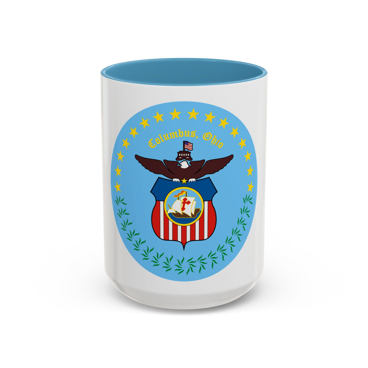 Seal of Columbus Ohio - Accent Coffee Mug