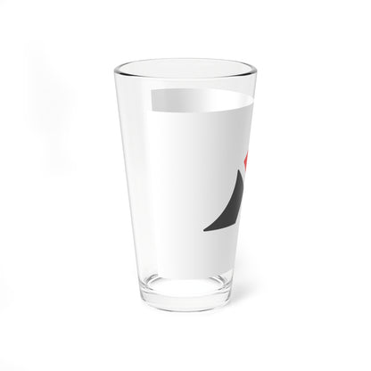 Flag of Narita Chiba no text (Japan) Pint Glass 16oz