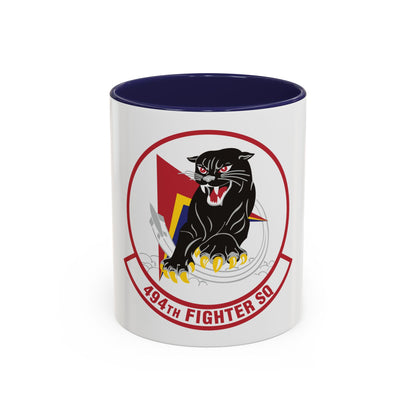 494th Fighter Squadron (U.S. Air Force) Accent Coffee Mug