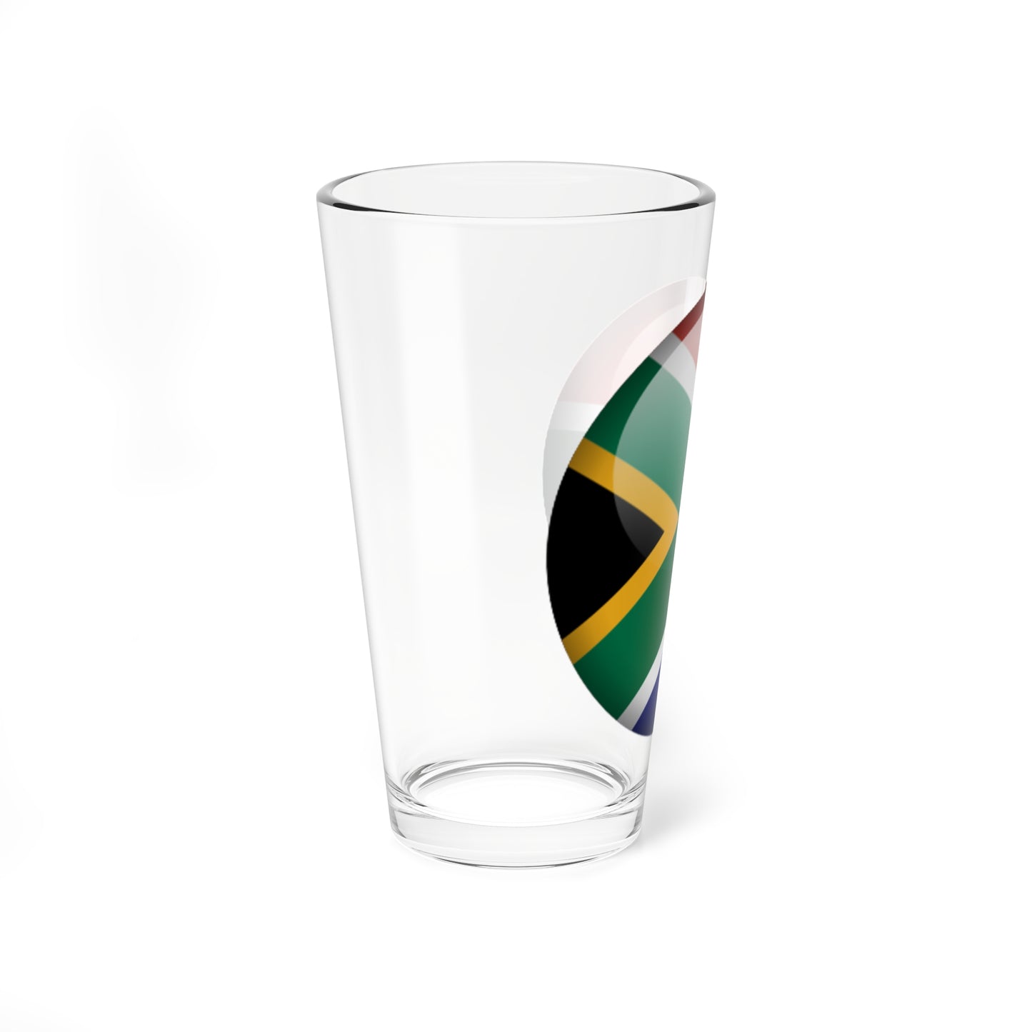 Flag orb South Africa (South Africa) Pint Glass 16oz