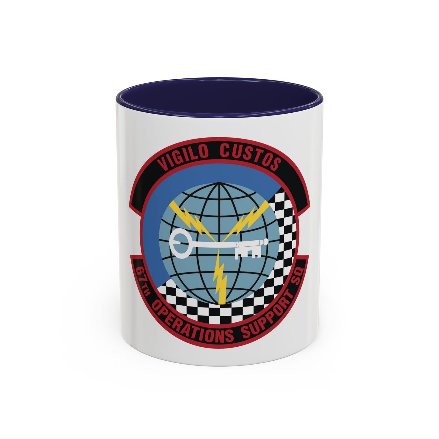 67th Operations Support Squadron (U.S. Air Force) Accent Coffee Mug