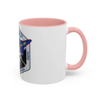 STS 130 (NASA) Accent Coffee Mug-Go Mug Yourself