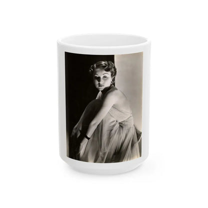 Fay Wray #208 (Vintage Female Icon) White Coffee Mug-15oz-Go Mug Yourself