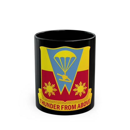 674th Airborne Field Artillery Battalion (U.S. Army) Black Coffee Mug-11oz-Go Mug Yourself