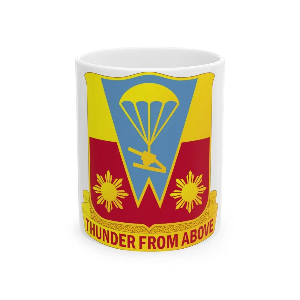 674th Airborne Field Artillery Battalion (U.S. Army) White Coffee Mug-11oz-Go Mug Yourself