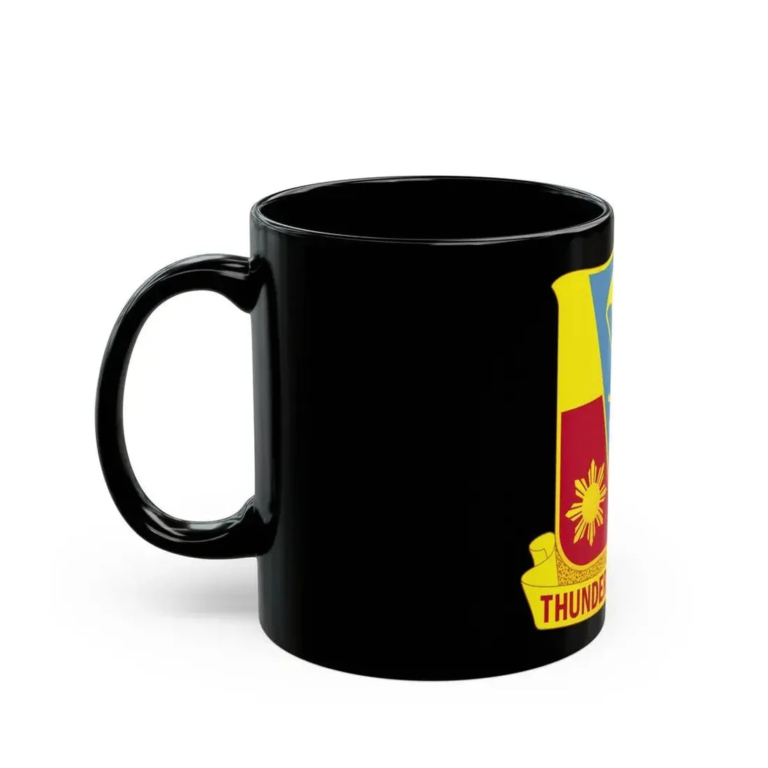 674th Airborne Field Artillery Battalion (U.S. Army) Black Coffee Mug - Go Mug Yourself