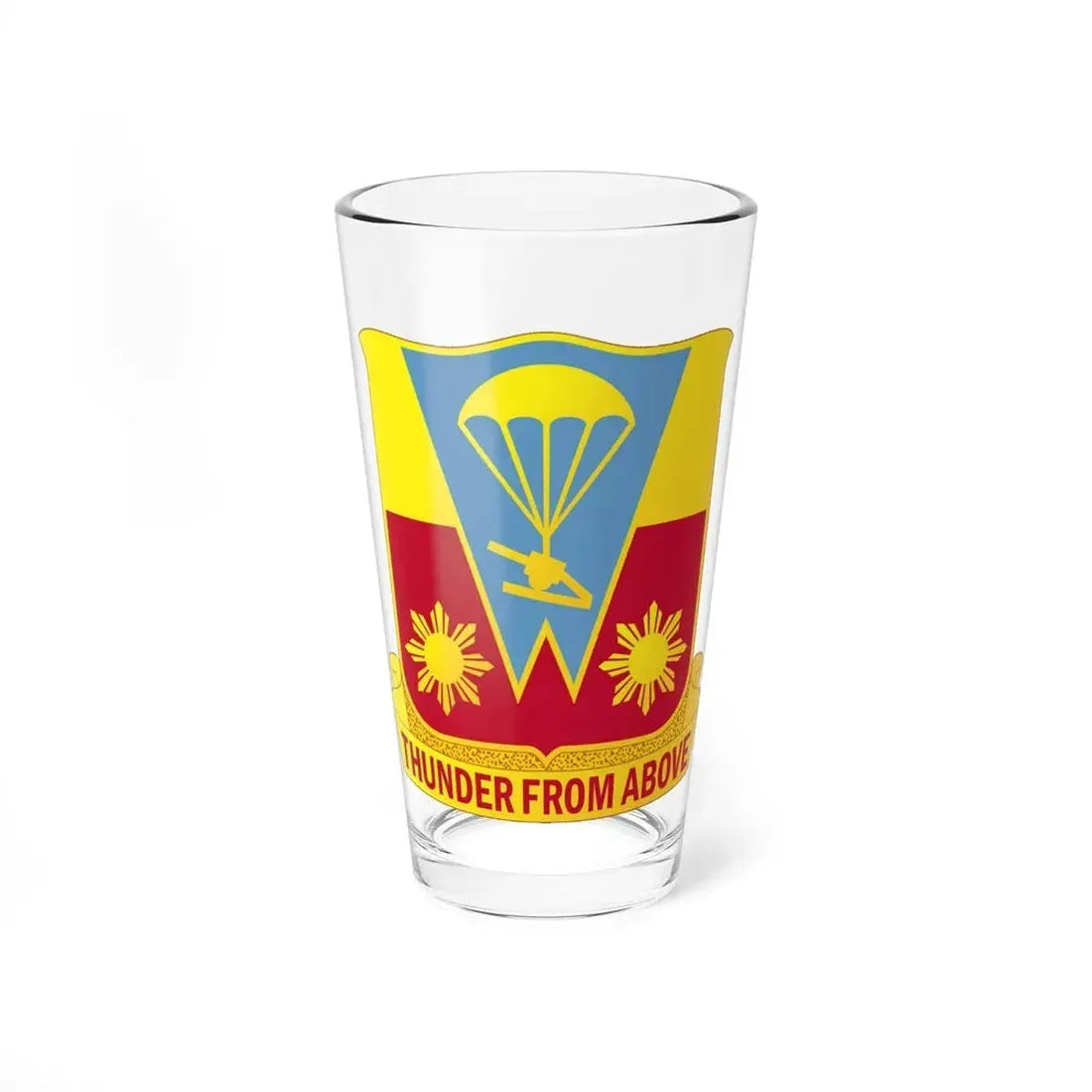 674th Airborne Field Artillery Battalion (U.S. Army) Pint Glass 16oz 16oz - Go Mug Yourself