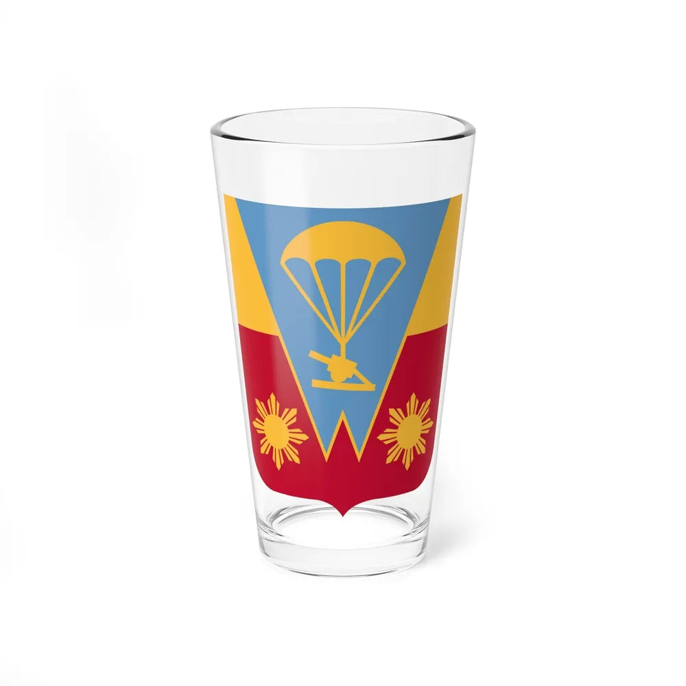 674th Airborne Field Artillery Battalion v2 (U.S. Army) Pint Glass 16oz-16oz-Go Mug Yourself