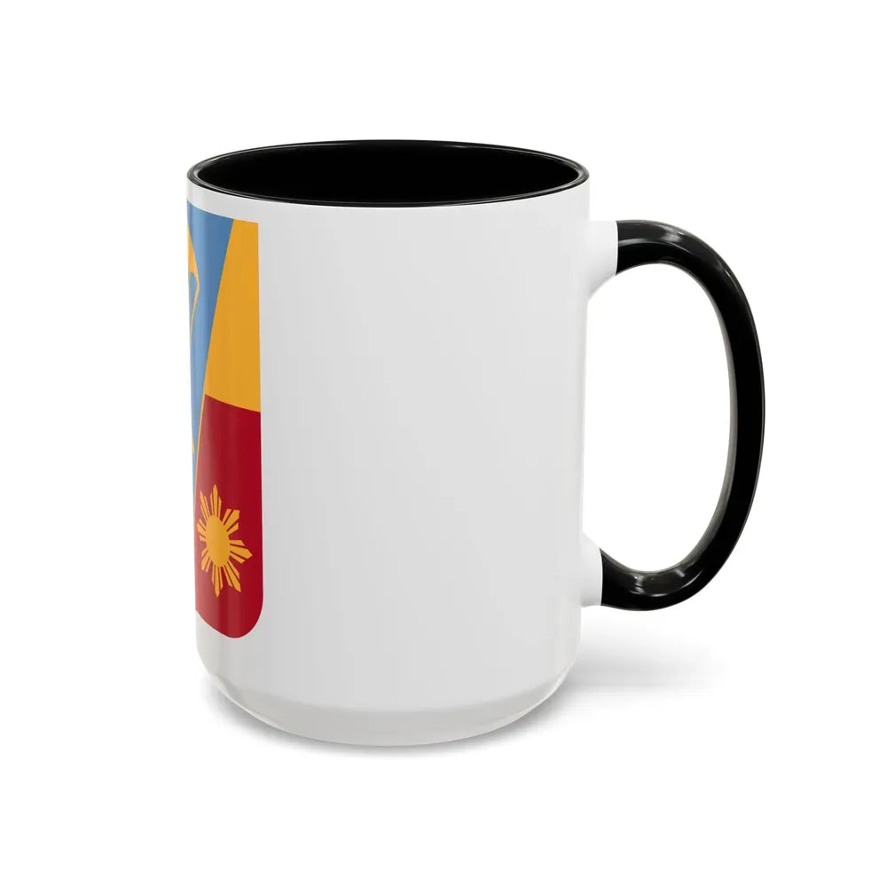 674th Airborne Field Artillery Battalion v2 (U.S. Army) Accent Coffee Mug - Go Mug Yourself